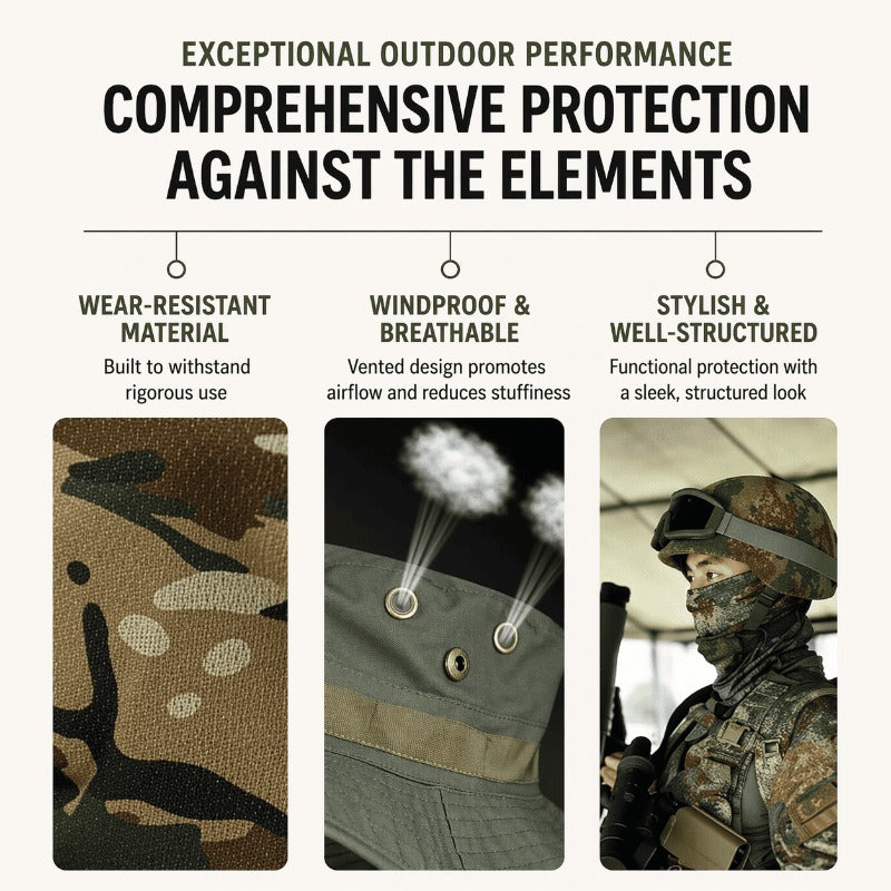AirTrek – Breathable Mesh Tactical Hat