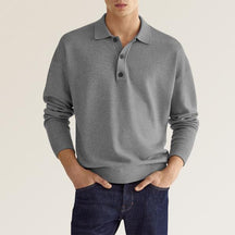 Men's Long-Sleeve Field Polo Shirt | Lupi