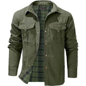 VistaWork – Versatile Flannel-Lined Utility Shacket