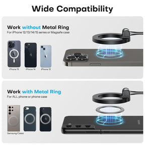SnapHold – Foldable Magnetic Stand Portable Use