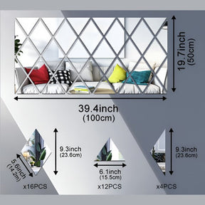 ReflectCraft – Modern Geometric Mirror Wall Art