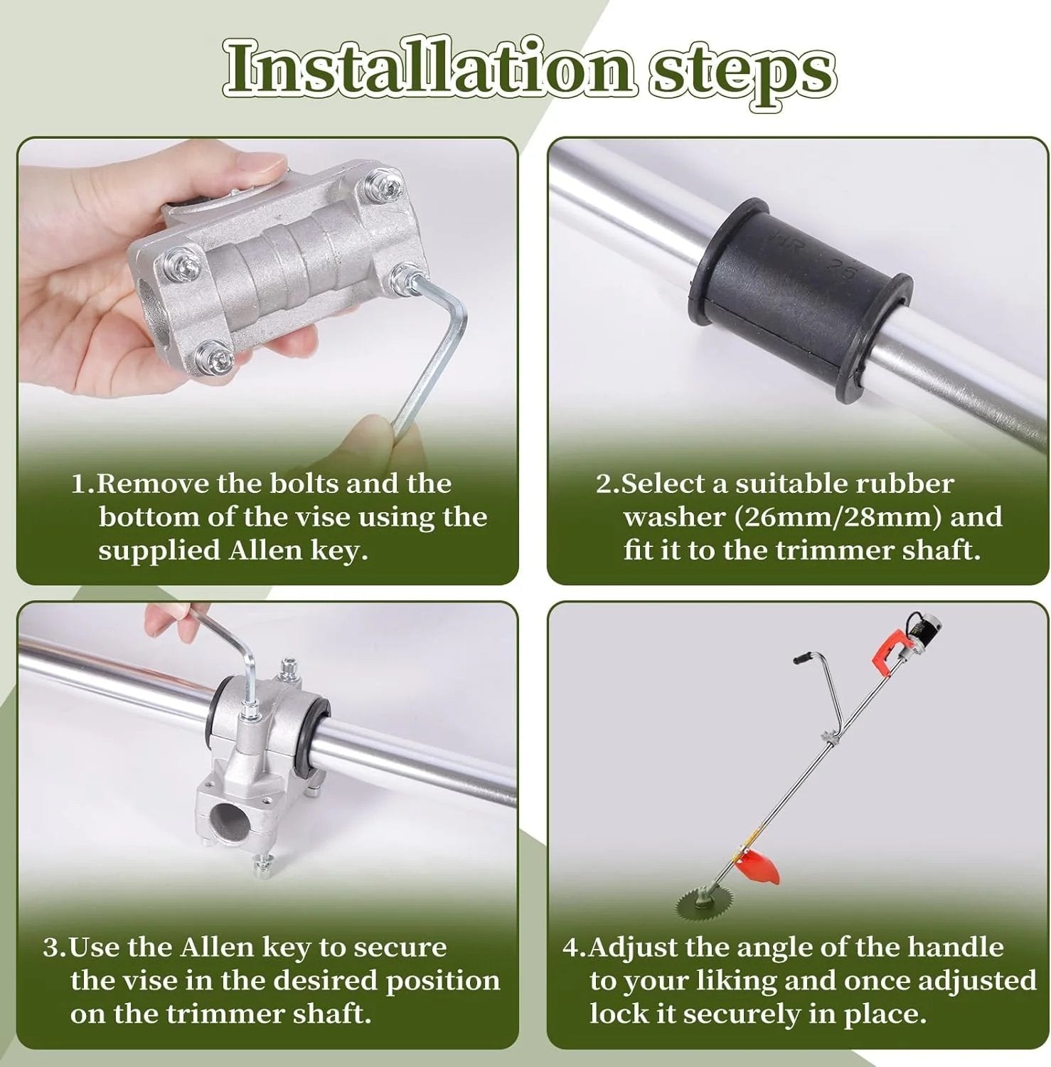 AuraGrip – Ergonomic String Trimmer Handle Extension