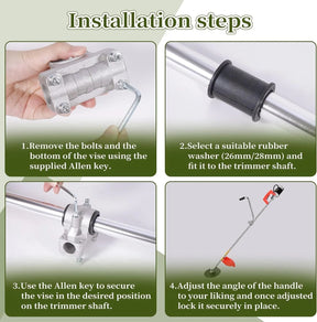 AuraGrip – Ergonomic String Trimmer Handle Extension