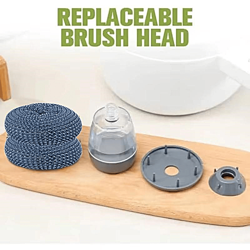 CleanMate - Ergonomic Soap-Release Kitchen Scrubber