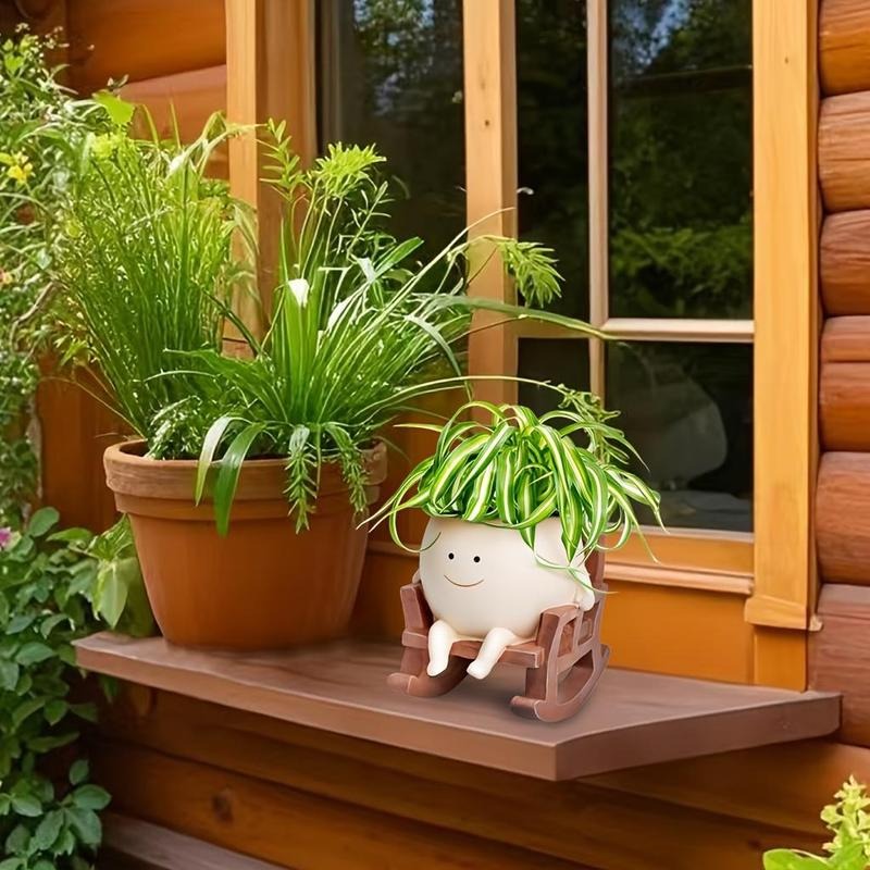 ArtSeat – Unique Chair-Shaped Resin Planter Vase