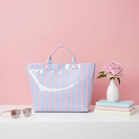 CarryWave – Durable Canvas Striped Tote Bag