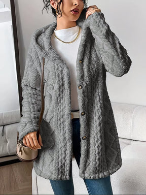 CloudSilk – Effortless Chic Hooded Dress