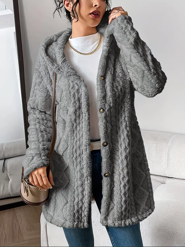 CloudSilk – Effortless Chic Hooded Dress