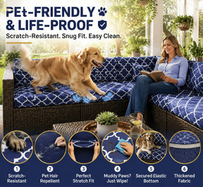 PatioLuxe – Stretch Seat Cushion Cover