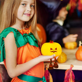 GlowGrin – Mischievous Grinning Pumpkin Night Light