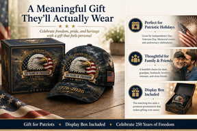 FreedomEagle – 250 Years Patriotic Heritage Cap