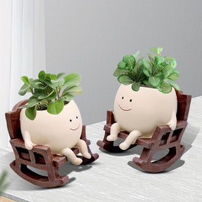 ArtSeat – Unique Chair-Shaped Resin Planter Vase