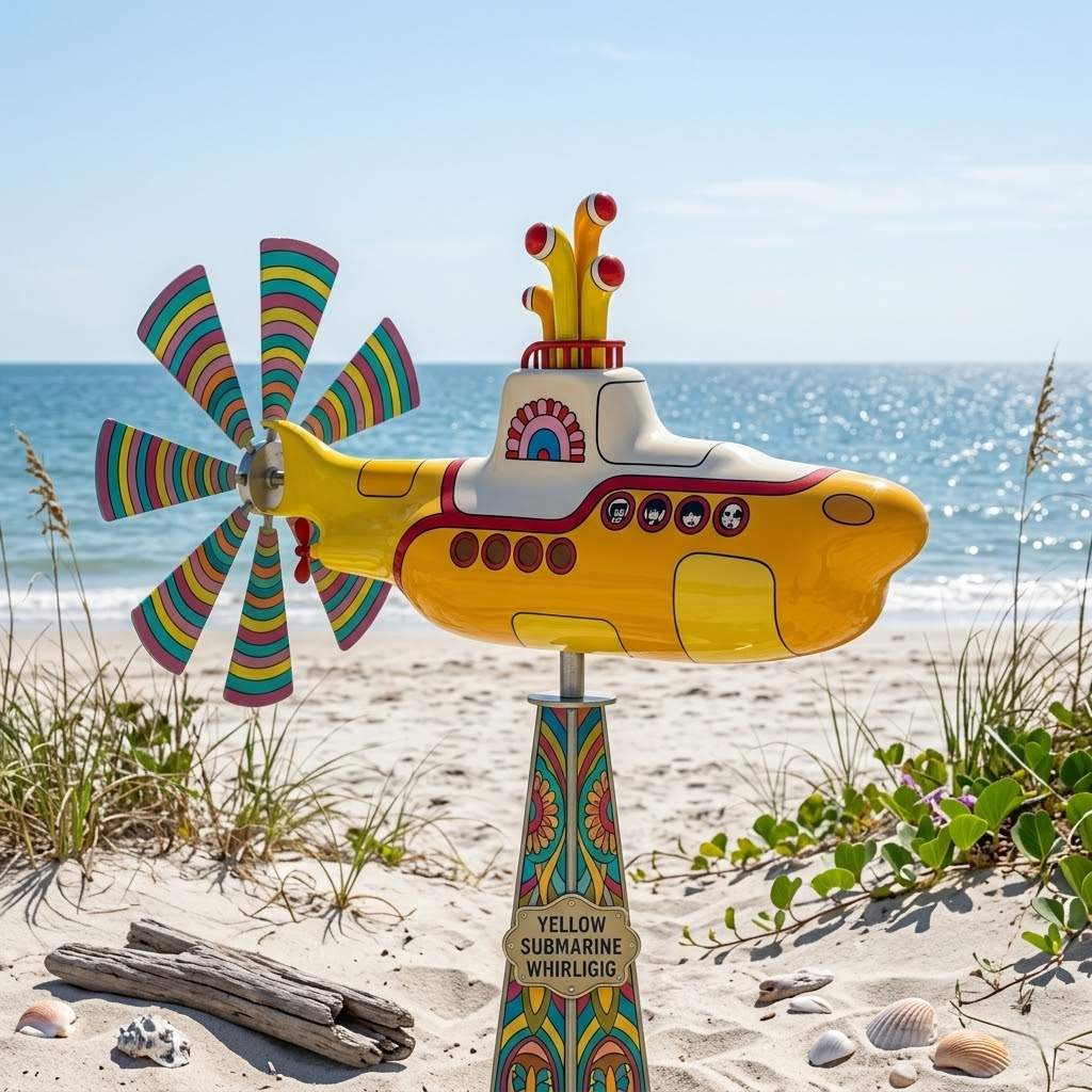 🔥🔥New Year 70% Off--Yellow Submarine Wind Spinner