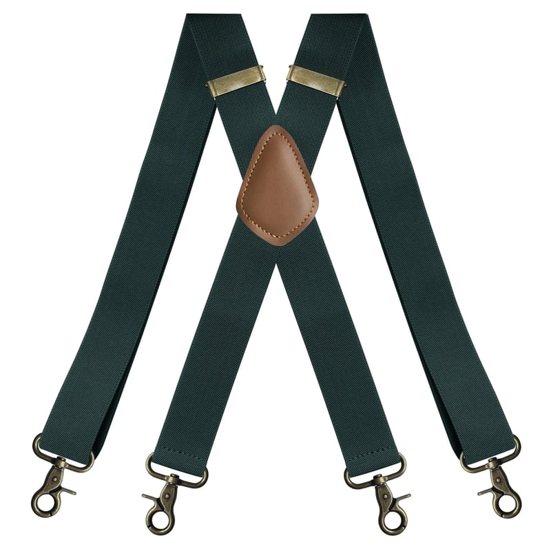 GentleHold – Premium Leather Suspenders for Men