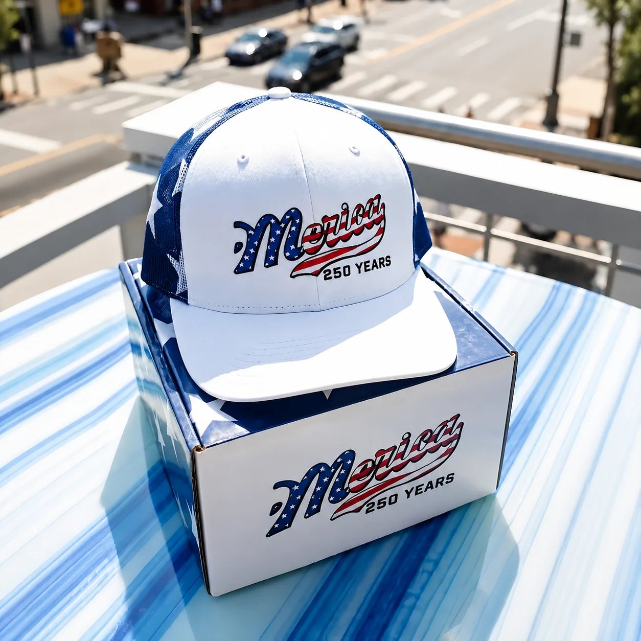 MericaForge – Merica 250 Years Embroidered Trucker Hat