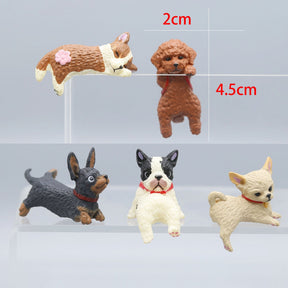 ⏰LAST DAY 49% OFF🔥 Hand-Painted Mini Cat Desk Figurines – Set of 5 Cute Cartoon Kitty Companions