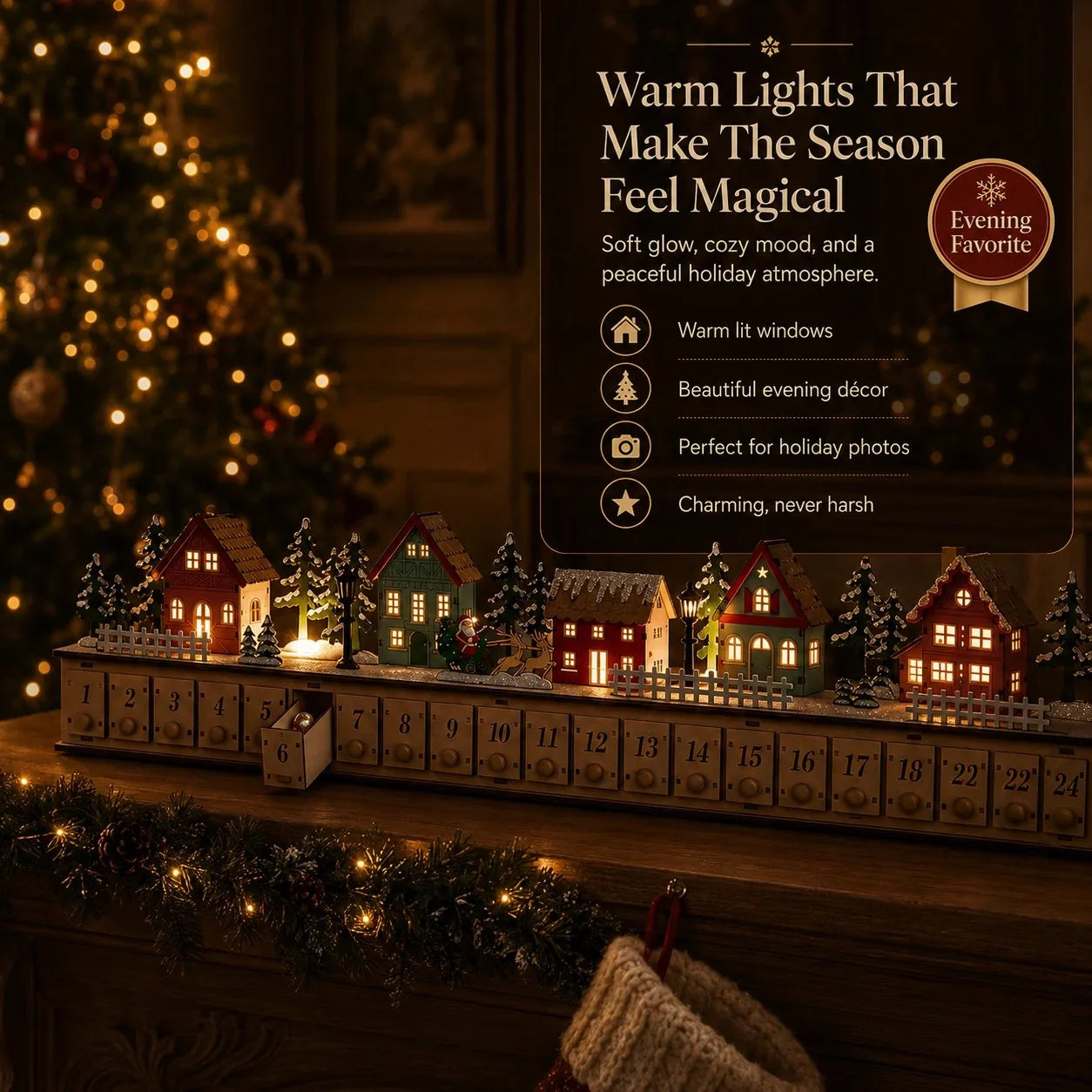 ChristmasGlow - Christmas Village Advent Calendar