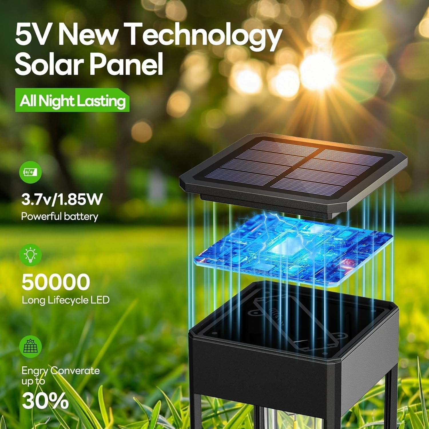 SunTrail – Outdoor Solar Garden Path Lights