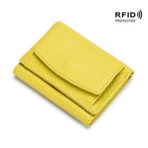 AuraVault - Premium Leather RFID Wallet