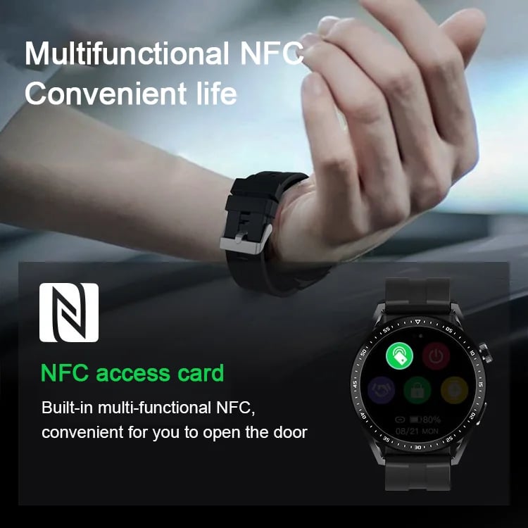 🔥HW Painless Blood Glucose ALL DAY Monitoring Smart Bluetooth Watch