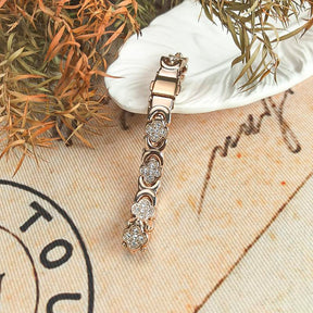 BloomGrace – Flower Copper Bracelet Elegant Style
