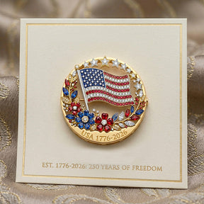 FreedomMark – Patriotic Anniversary Brooch