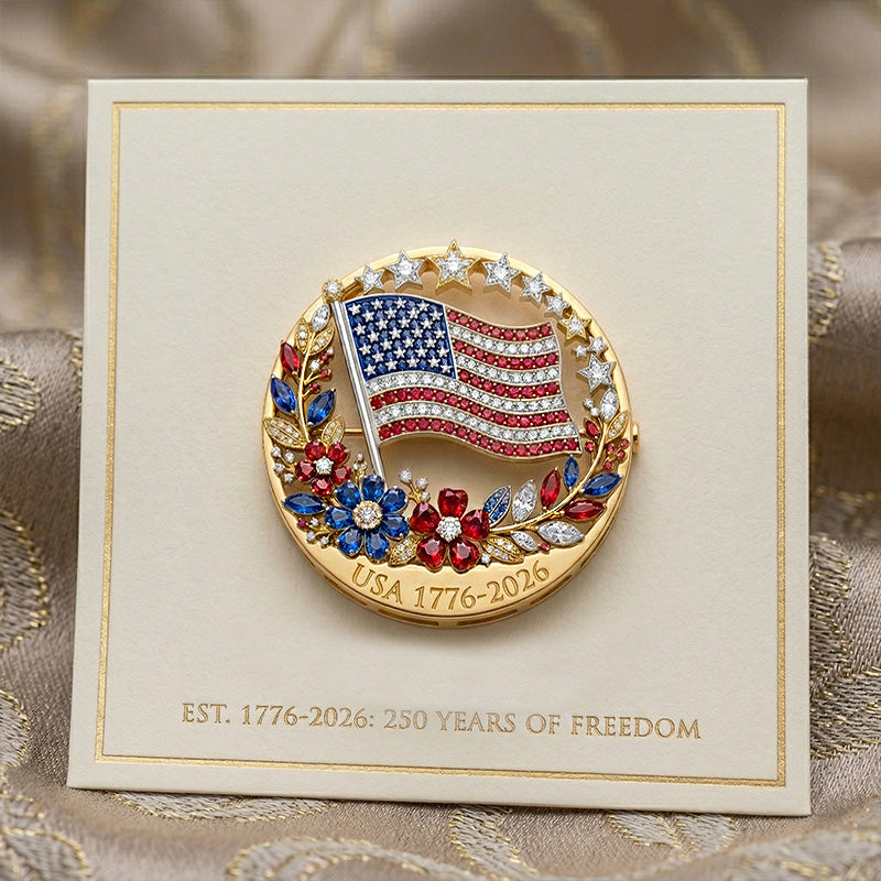 FreedomMark – Patriotic Anniversary Brooch