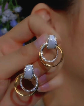 GoldNoir Acedia – Refined Italian Craft Earrings
