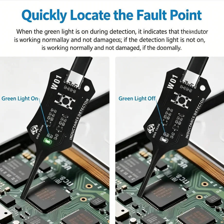 InductoScan – Circuit Fault Detector Fast Coil Testing Tool
