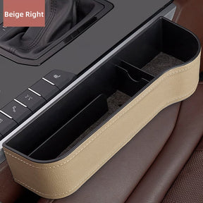 DriveMate – Multi Pocket Leather Car Seat Storage Organizer