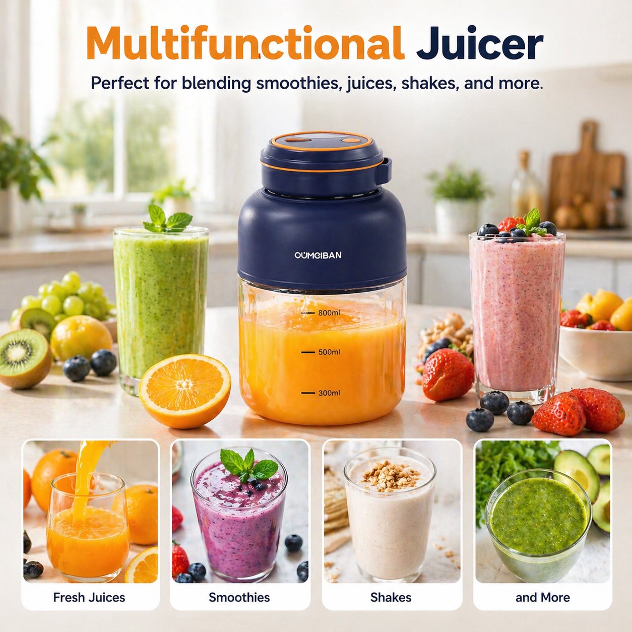 Portable Household Appliances Juicer