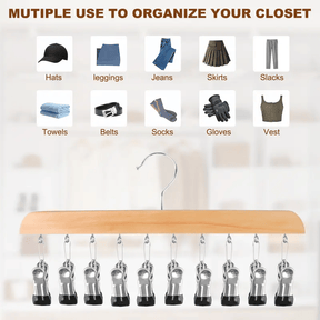 ClipNest – 10-Clip Space Saving Closet Organizer