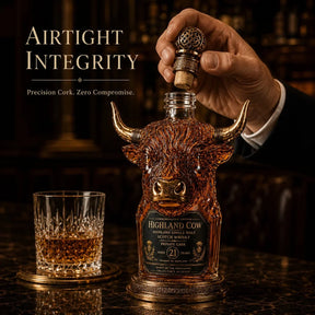 RegalHorn – Luxury Highland Cow Whisky Decanter