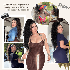 SilkiPony – Natural Hair Ponytail Extension