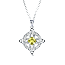 Hecatea – Witch’s Knot Birthstone Necklace