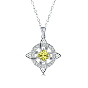 Hecatea – Witch’s Knot Birthstone Necklace