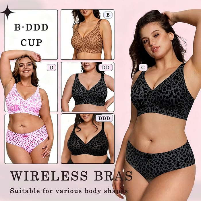 BoldContour - Wire-Free Leopard Bra