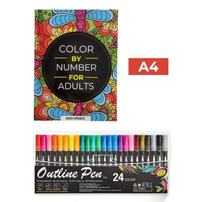 QuietCanvas – Therapeutic Coloring Book for Adults