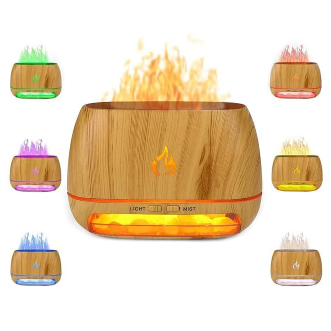 SaltAura – 3-in-1 Himalayan Salt Rock Scent Diffuser