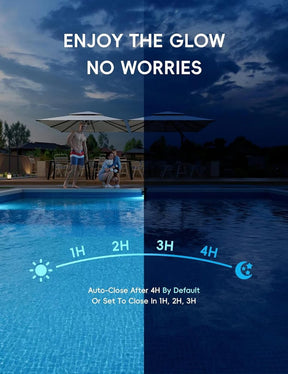 PoolShine – Solar Powered Poolside Ambient Light