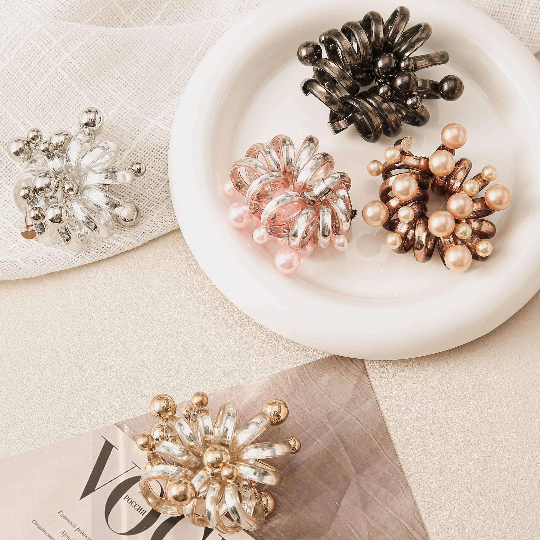 CoilLuxe – Premium Spiral Hair Ties Pack