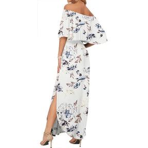 GraceLoom – Flowing Shoulder Dress