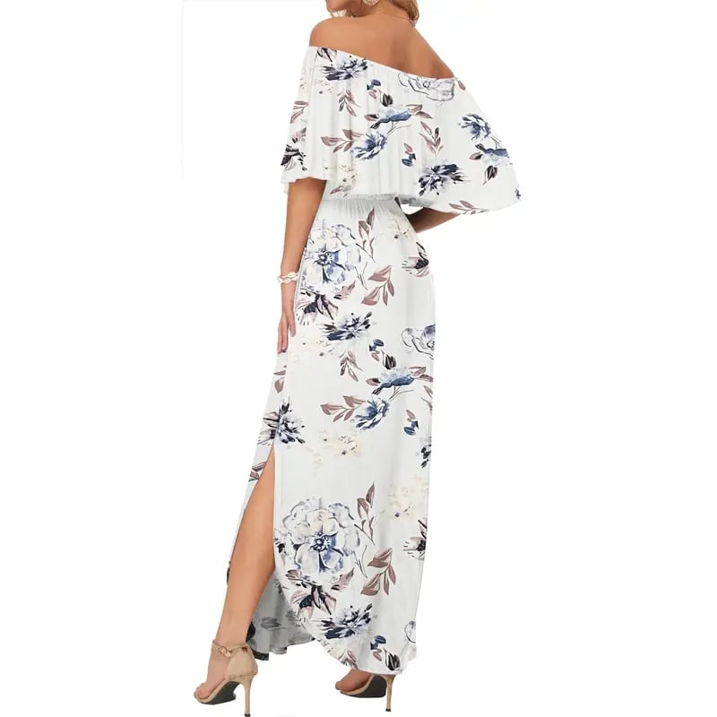 GraceLoom – Flowing Shoulder Dress