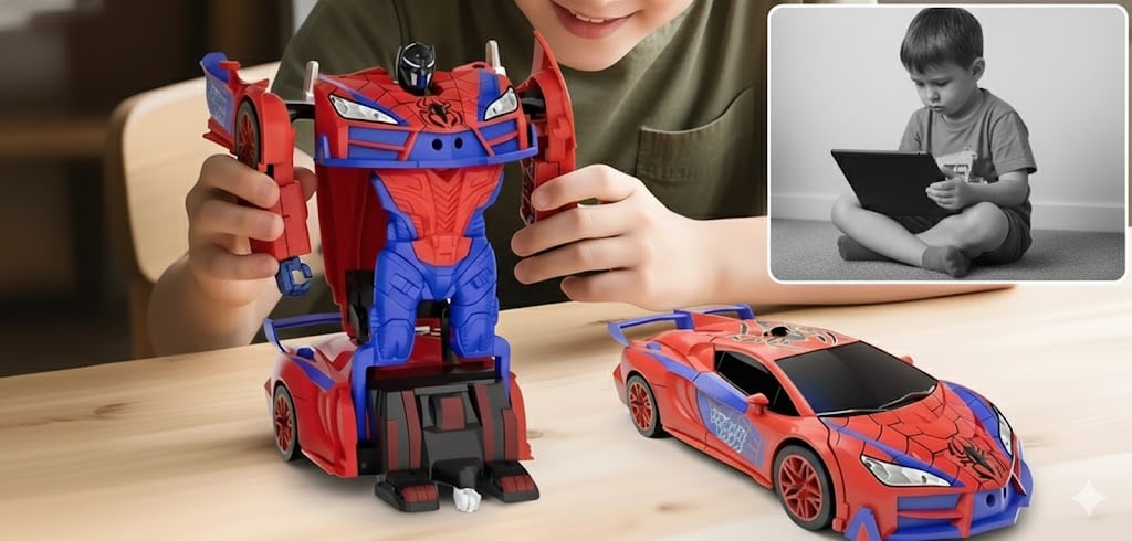 MaxBot – Smart Remote Control Robot Car Action Toy