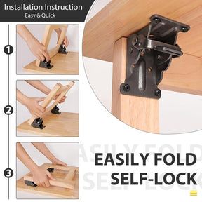 LockFold – Heavy-Duty Folding Table Brackets