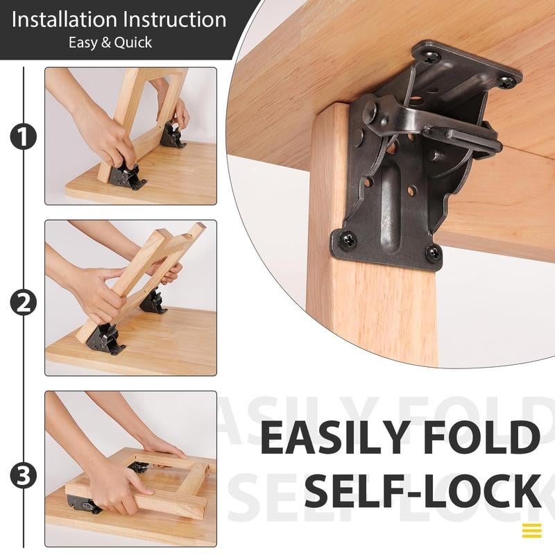 LockFold – Heavy-Duty Folding Table Brackets