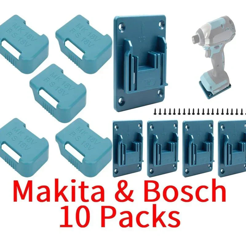 VoltRack – 20-Piece Tool & Battery Wall Mount Storage Kit
