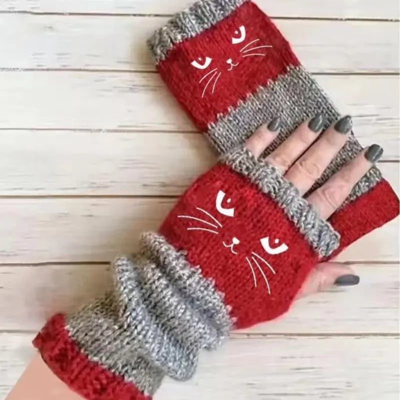 WarmHands – Stylish Knitted Fingerless Gloves