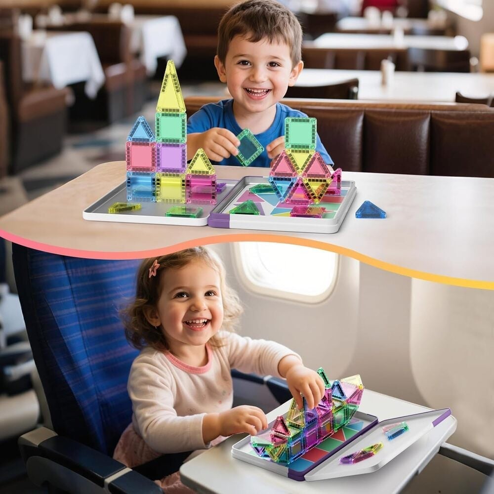MagnaBuild – Magnetic Tiles Building Blocks Set