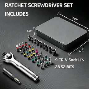 TorquePro | 40-in-1 Ratchet Screwdriver Set